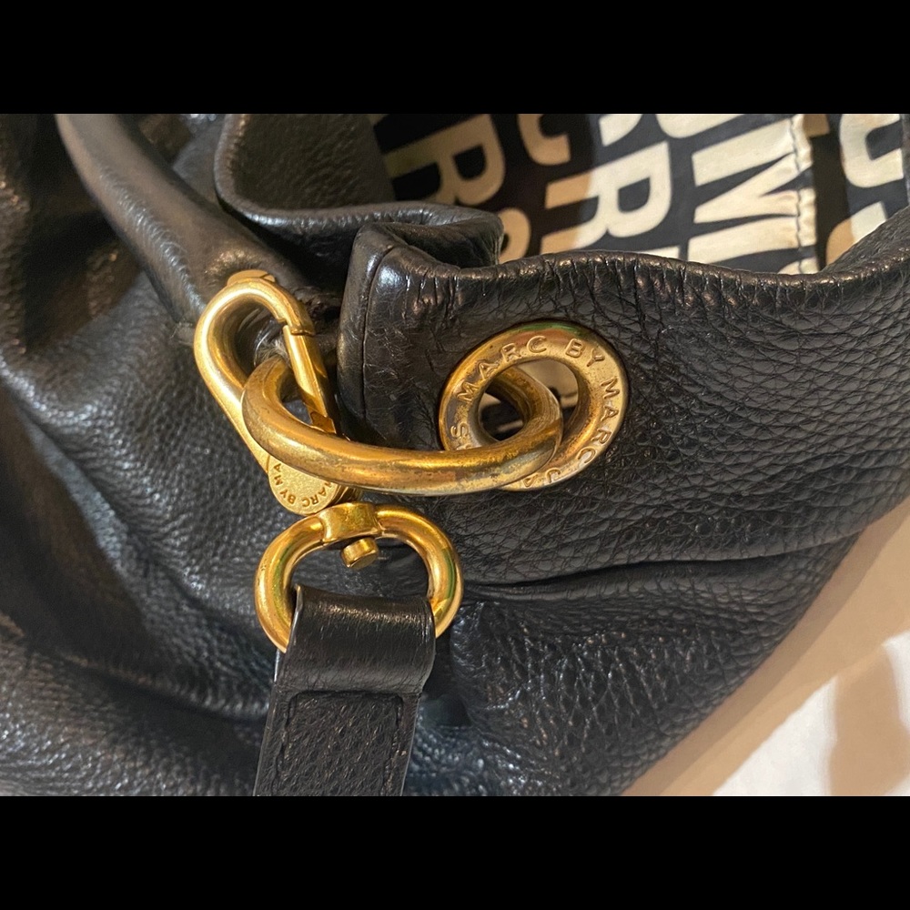 Marc by Marc Jacobs Large Black Leather Bag - Picture 12 of 12